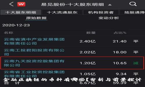 金融区块链的币种有哪些？分析与前景探讨