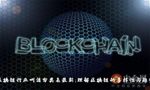 区块链行业叫法分类表最新：理解区块链的多样性与趋势